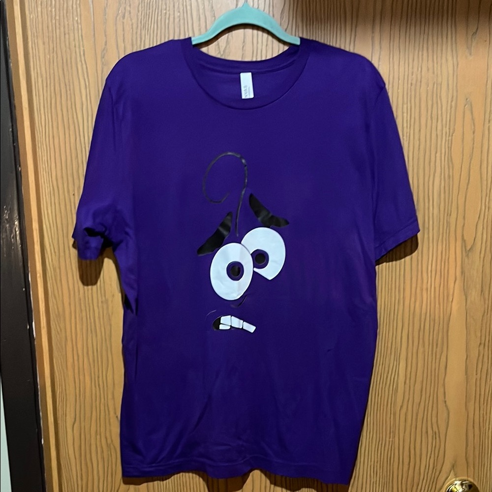 Canvas “Fear character from Inside Out” T-shirt for Halloween size XL